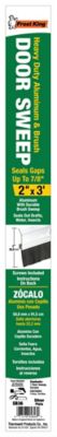 Image showing  2 in. x 36 in. Heavy-Duty Aluminum and Brush Door Sweep