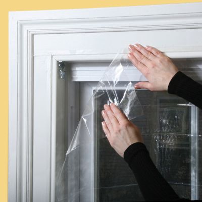 Image showing  Premium Indoor/Outdoor Window Film Insulation Kit for 3 Standard Windows