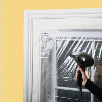 Image showing  Premium Indoor/Outdoor Window Film Insulation Kit for 3 Standard Windows