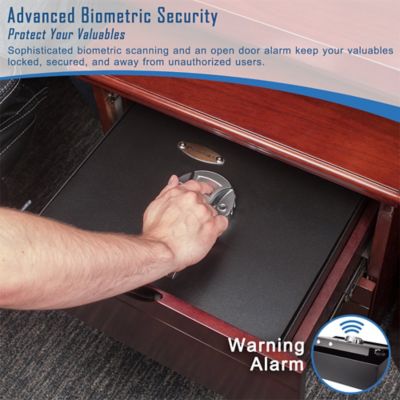 Image showing 7 th Barska Biometric .023 Cu. Ft. op Opening Biometric Safe