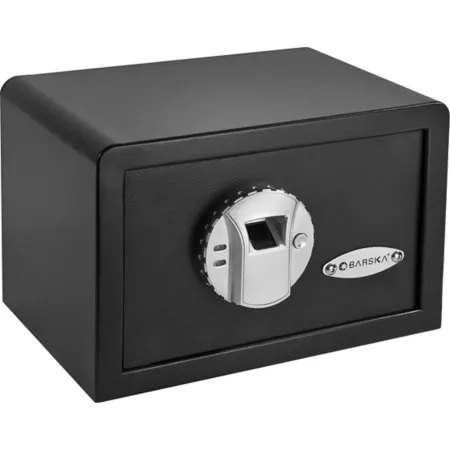 Barska 0.28 cu ft Compact Biometric Locking Safe Handgun & Pistol Safes