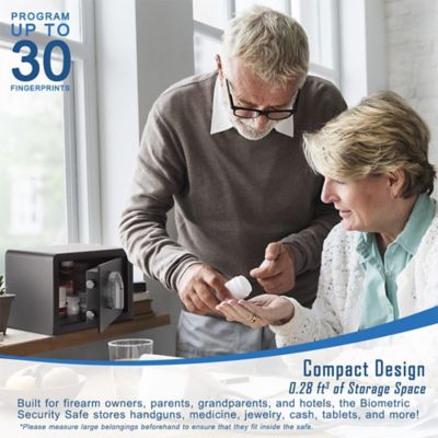 Image showing 11 th Barska 0.28 cu. ft. Biometric Lock Compact Safe