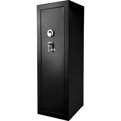 Barska 12 Long Gun + 4 Handgun 16.24 cu. ft. Biometric Lock Gun Safe, Black