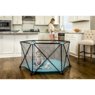 Regalo My Play 6-Panel Portable Playard, Aqua