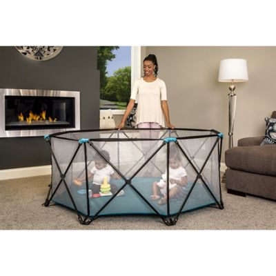 Regalo My Play 8-Panel Portable Playard, Teal -  1380 DS