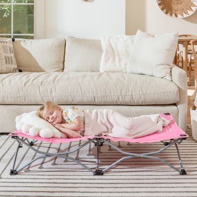 cot bed pink