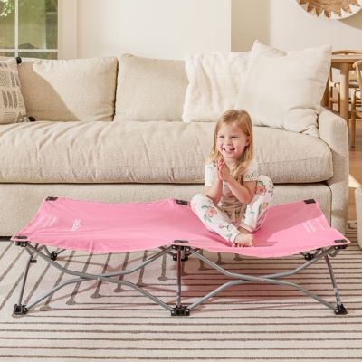 Image showing  My Cot Pink Portable Toddler Bed, 48 in. L