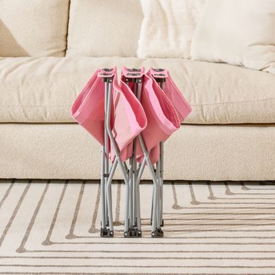 Image showing  My Cot Pink Portable Toddler Bed, 48 in. L