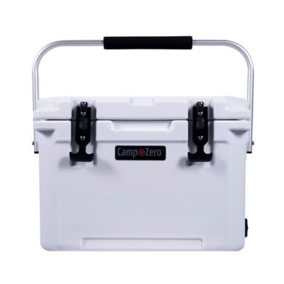 Camp-Zero 22-Can Premium Hard-Sided Cooler, White