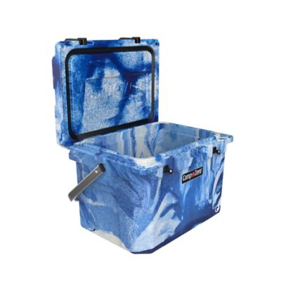 Camp-Zero 21.13 qt. Premium Cooler, Blue Swirl