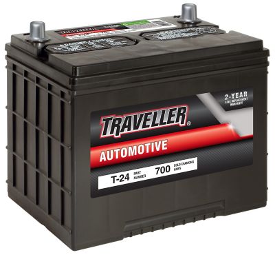 Traveller Automotive Battery, 24 Group Size, 700 CCA