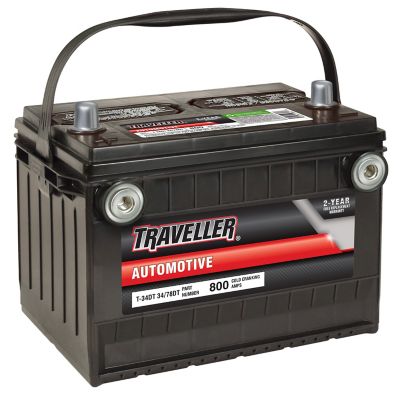 Traveller Automotive Battery, 34/78 Group Size, 800 CCA