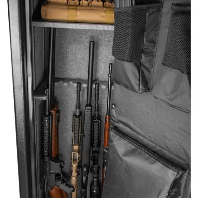 Image showing 8 th Barska 14 Long Gun 8.47 cu. ft. E-Lock Fire Vault FV-1000 Gun Safe, Black