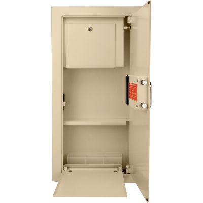 Image showing  Large Biometric Wall Safe, Beige