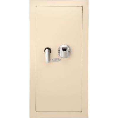 Image showing  Large Biometric Wall Safe, Beige