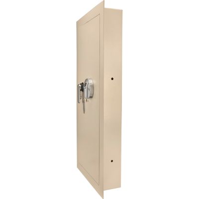 Image showing  Large Biometric Wall Safe, Beige