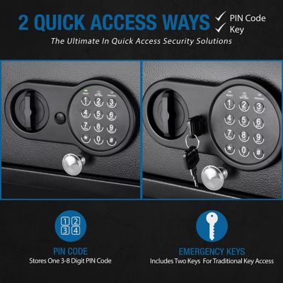 Image showing  0.15 cu. ft. Top Opening Keypad Security Safe