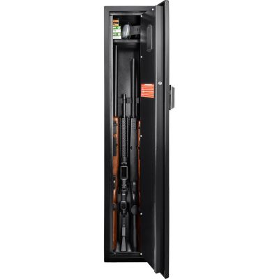 Image showing  4 Long Gun 1.83 cu. ft. Electronic Lock Gun Safe, Black