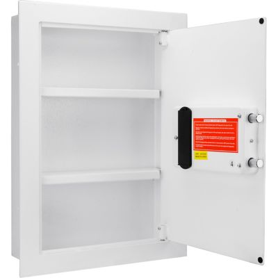 Image showing  0.52 cu. ft. Biometric Wall Safe, White