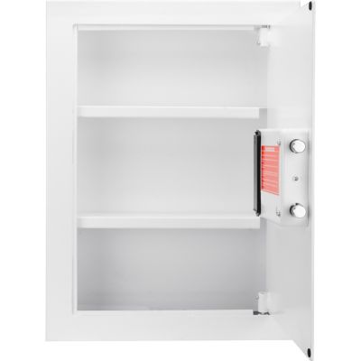 Image showing  0.52 cu. ft. Biometric Wall Safe, White