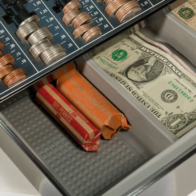 Image showing  Cash Box and Coin Tray with Key Lock