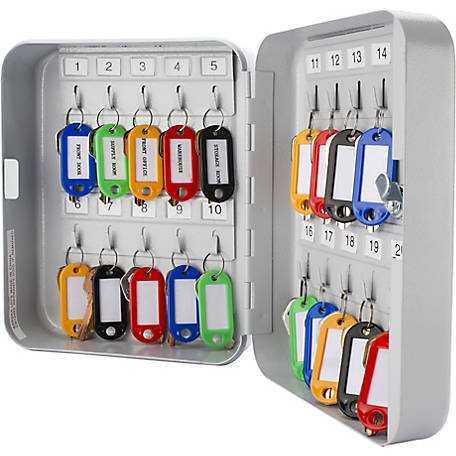 Barska 20-Hook Key Cabinet with Key Lock