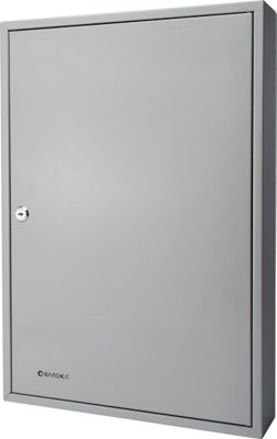 Image showing  160-Hook Key Cabinet with Key Lock, Gray