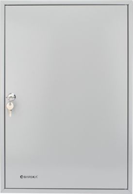 Image showing  160-Hook Key Cabinet with Key Lock, Gray