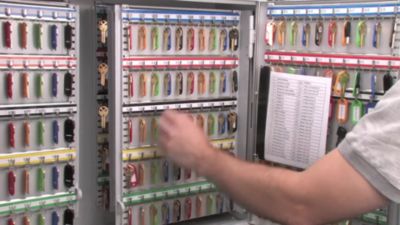 Image showing  600-Hook Key Cabinet with Key Lock