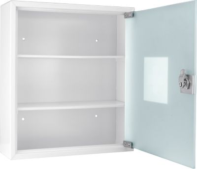 Image showing  3.94 in. x 14.17 in. x 12.4 in. Standard Steel Medication Cabinet