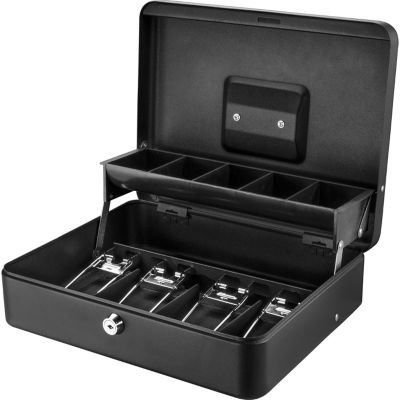 Image showing  12 in. Standard Register Style Cash Box with Key Lock