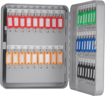 Image showing  90-Hook Key Cabinet with Key Lock