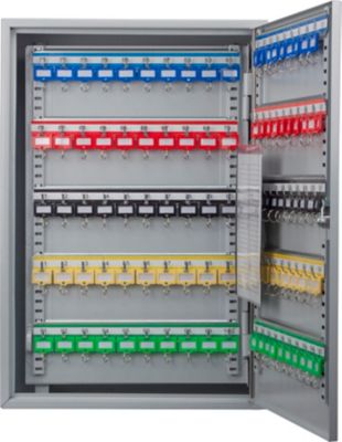 Image showing  150-Hook Key Cabinet with Key Lock