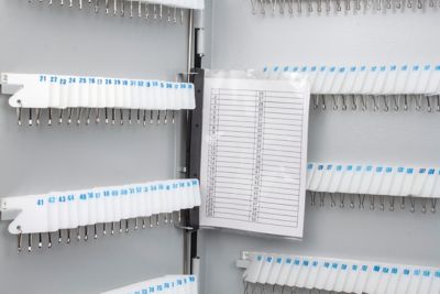 Image showing  480-Hook Key Cabinet with Key Lock