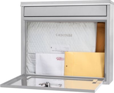 Image showing  Locking Wall Mount Mailbox, Medium