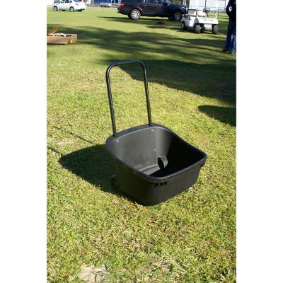 Image showing  8.7 cu. ft. 2-Stage Compost Tumbler with Cart, 2 Rear Wheels