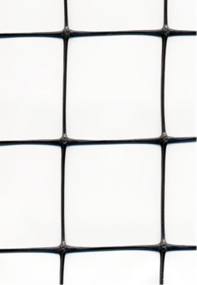Image showing  100 ft. x 6 ft. Deer Fence Select Netting, Black, 1.77 in. x 1.97 in. Mesh