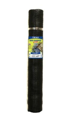 Tenax 14 ft. x 100 ft. Ornex LM Bird Netting, Black, 0.79 in. x .79 in. Mesh