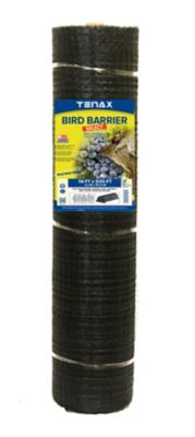 Tenax 14 ft. x 500 ft. Ornex LM Bird Netting, Black, 0.79 in. x .79 in. Mesh