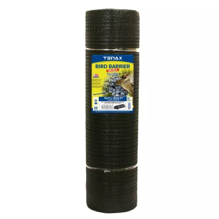 Tenax Ornex LM 1000 ft x 14 ft Black Bird Netting 0.79 in x 0.79 in Mesh Garden Fencing