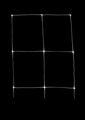 Image showing  328 ft. x 79 in. Hortonova Trellis Netting, White, 5.9 in. x 6.7 in. Mesh