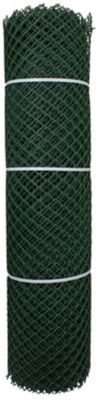 Tenax 3.35 ft. x 20 ft. Yard Protection UV Resistant Mesh Fence, Green, 1.4 in. x 1.4 in. Mesh