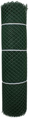 Tenax 20 ft. x 3.35 ft. Yard Protection UV Resistant Mesh Fence, Green, 1.4 in. x 1.4 in. Mesh