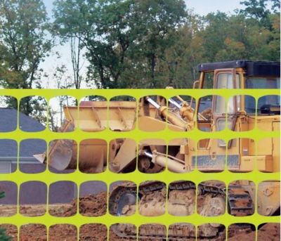 Image showing  Guardian Economy Warning Barrier Safety Fence, Fluorescent 4-Ft x 50-Ft