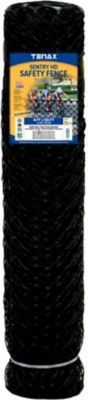 Tenax 50 ft. x 4 ft. Sentry HD Safety Fence, Black