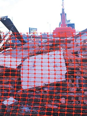 Image showing  Beacon Plus Heavy-Duty Safety Fence, Orange 4-Ft x 50-Ft