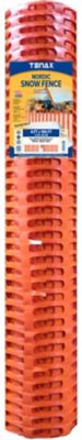 Tenax 100 ft. x 4 ft. Nordic Plus II Snow Fence, Orange