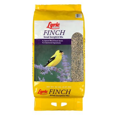 Lyric Small Songbird Bird Finch Food, Attracts Goldfinches, House Finches and Purple Finches, 20 lb.