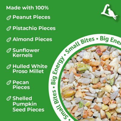 Image showing  Fine Tunes No Waste Bird Food Mix, Attracts Bluebirds, Finches, Chickadees and More, 15 lb. Bag