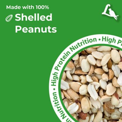 Image showing  Peanut Pieces Wild Bird Seed, No Waste Bird Food, Attracts Titmice, Woodpeckers, Chickadees and More, 15 lb.